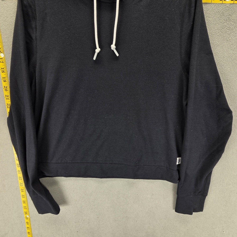 Rhoback Hoodie Womens M Black Performance Lightweight Pullover Sweatshirt - Picture 7 of 8